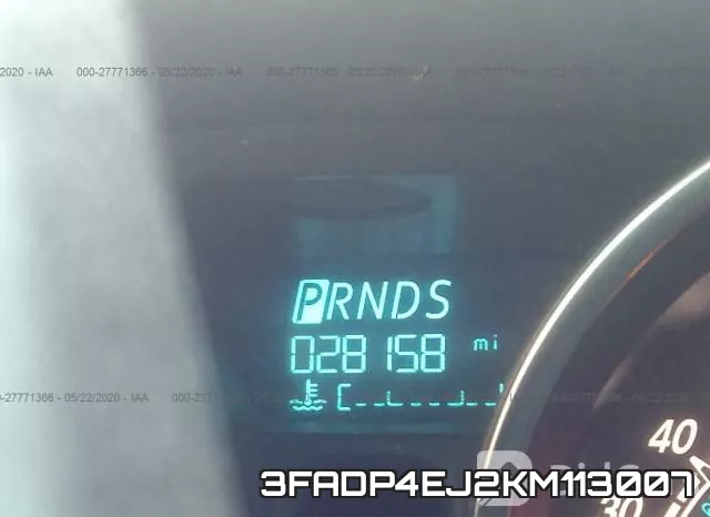 3FADP4EJ2KM113007 фото 8