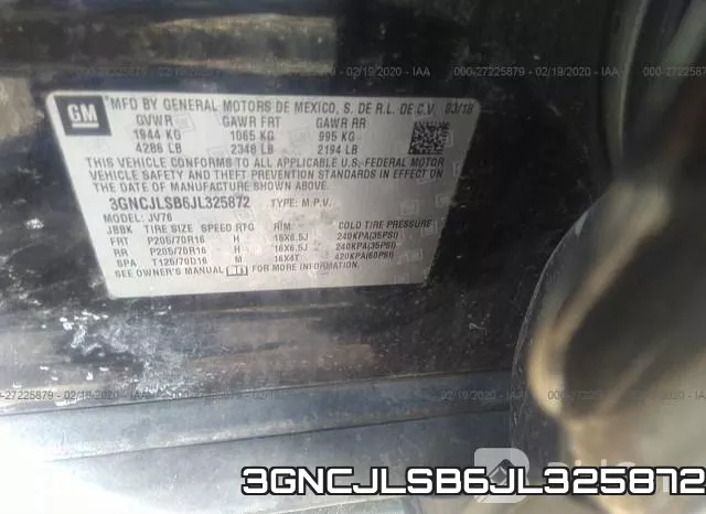 3GNCJLSB6JL325872 фото 10