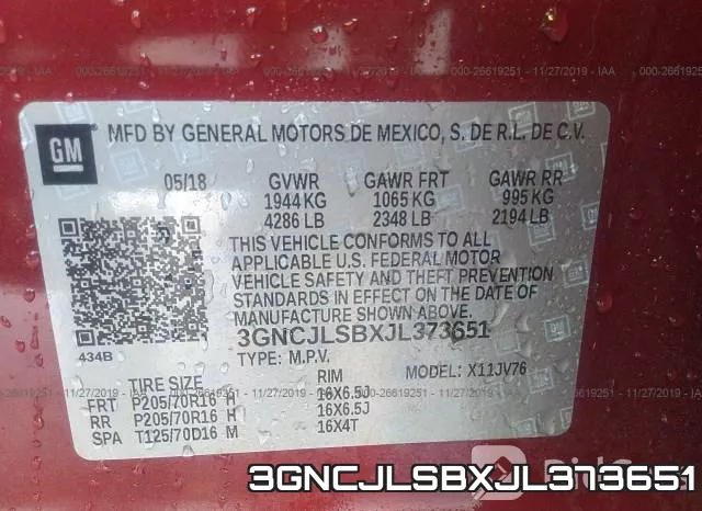 3GNCJLSBXJL373651 фото 9