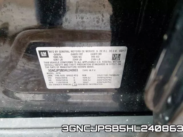 3GNCJPSB5HL240863 фото 2