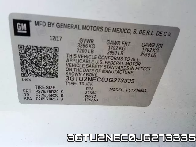 3GTU2NEC0JG273335 фото 2