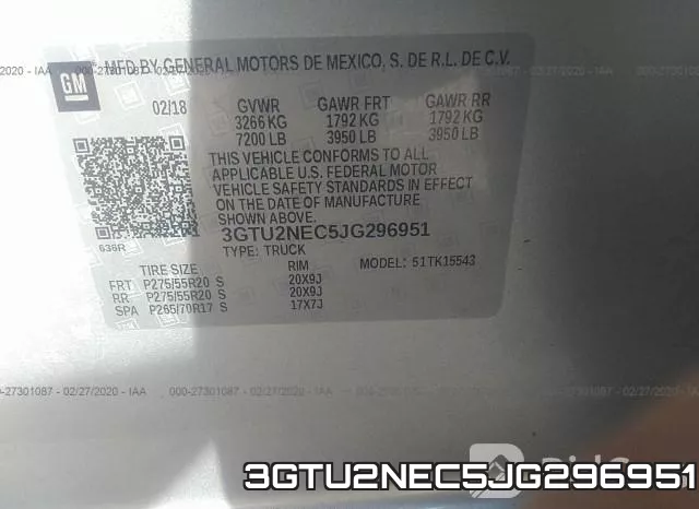 3GTU2NEC5JG296951 фото 10