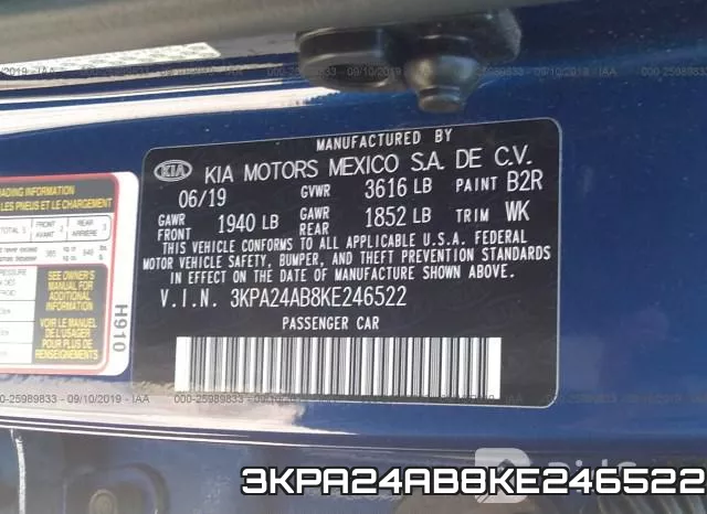 3KPA24AB8KE246522 фото 10
