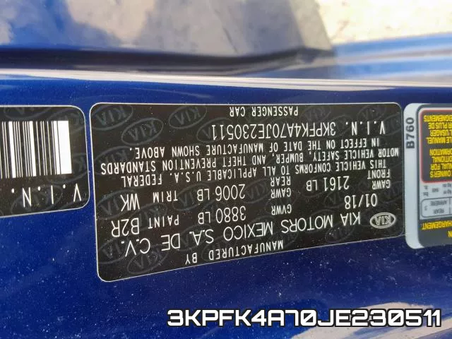 3KPFK4A70JE230511 фото 2