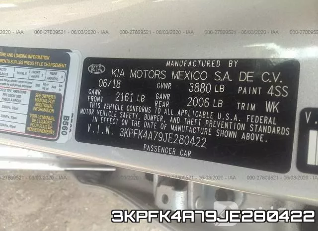 3KPFK4A79JE280422 фото 10