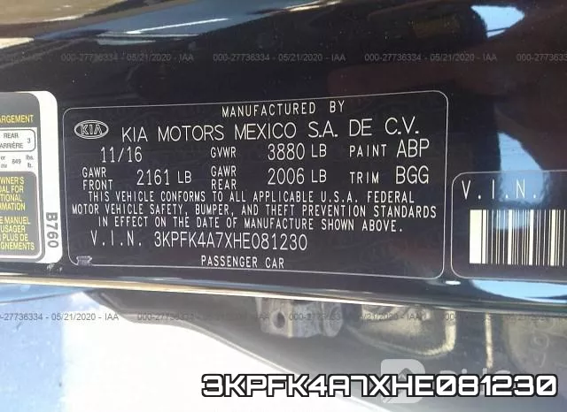 3KPFK4A7XHE081230 фото 9