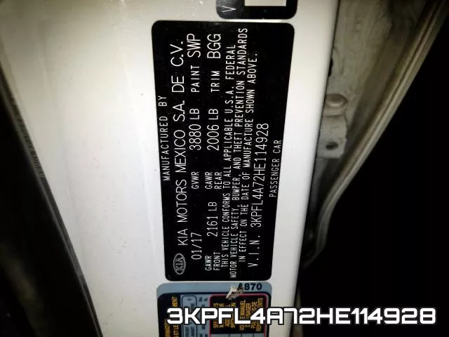 3KPFL4A72HE114928 фото 2