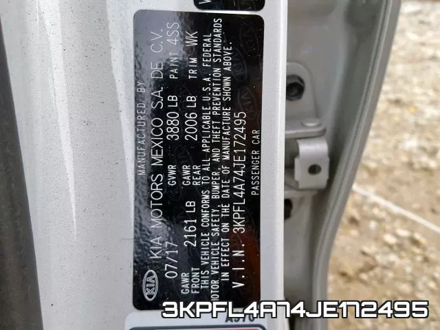 3KPFL4A74JE172495 фото 2