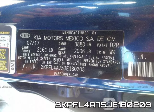 3KPFL4A75JE180203 фото 10