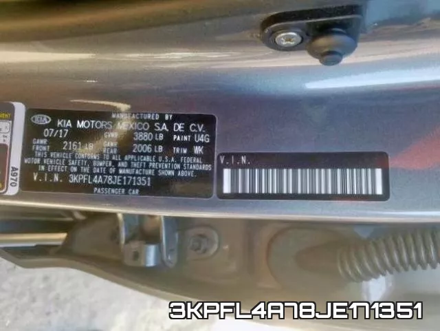 3KPFL4A78JE171351 фото 2
