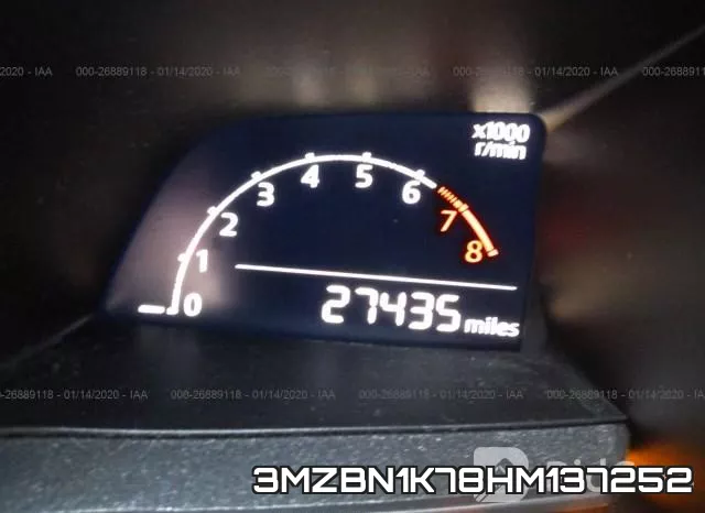 3MZBN1K78HM137252 фото 8