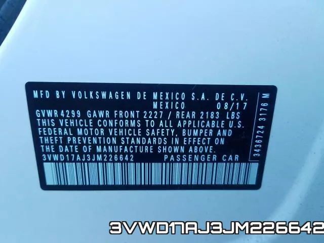 3VWD17AJ3JM226642 фото 2