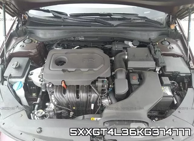 5XXGT4L36KG374777 фото 2