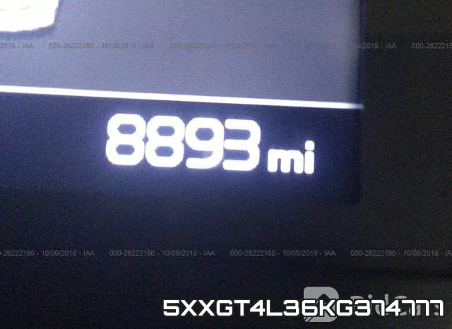 5XXGT4L36KG374777 фото 8