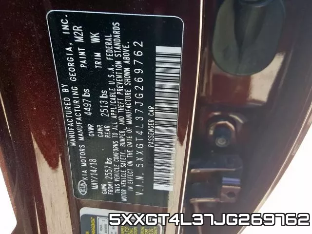 5XXGT4L37JG269762 фото 2