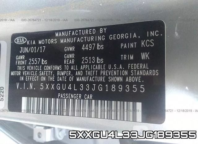 5XXGU4L33JG189355 фото 10
