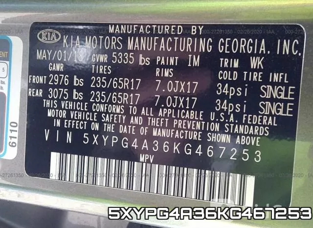 5XYPG4A36KG467253 фото 10