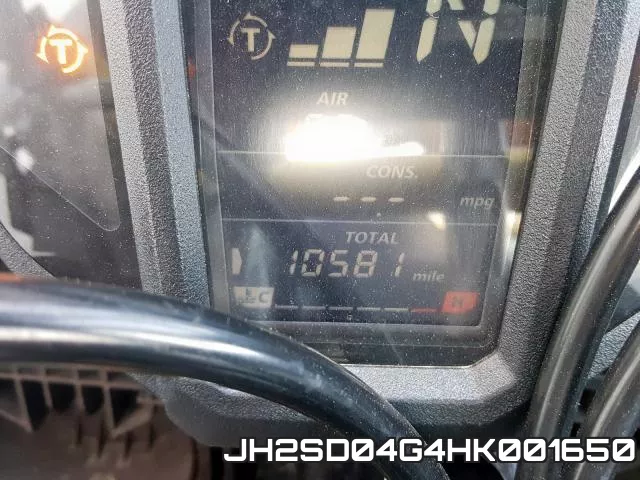 JH2SD04G4HK001650 фото 8