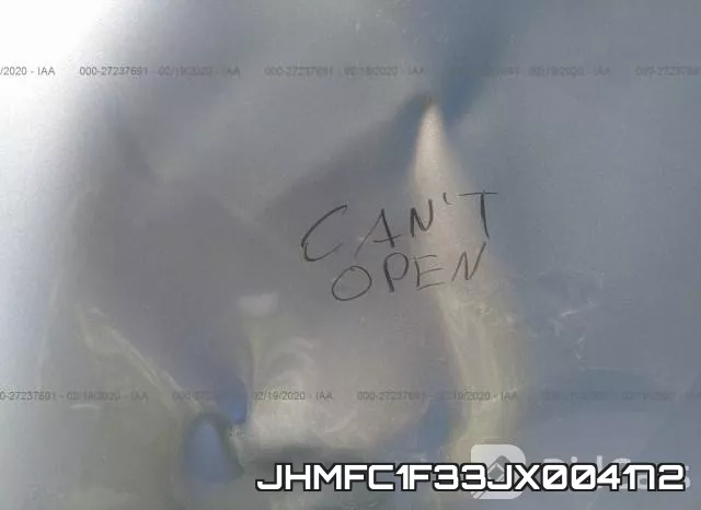 JHMFC1F33JX004172 фото 2