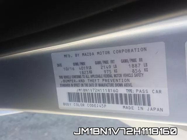 JM1BN1V72H1118160 фото 2