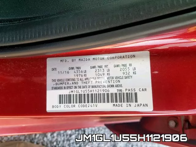 JM1GL1U55H1121906 фото 2