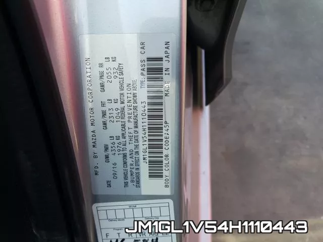 JM1GL1V54H1110443 фото 2