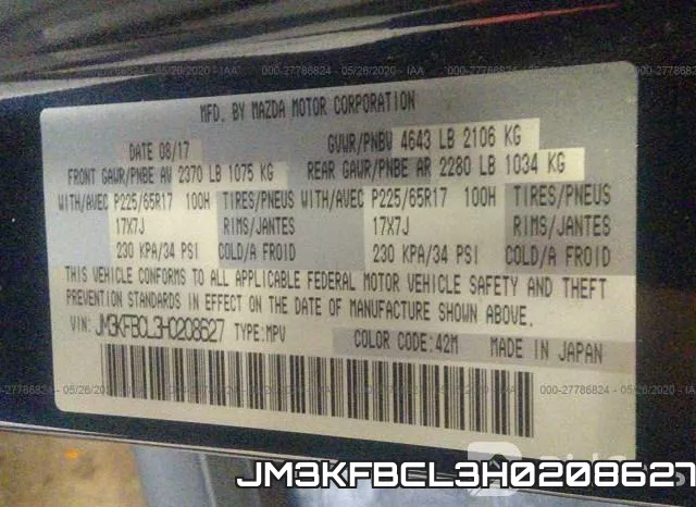 JM3KFBCL3H0208627 фото 10