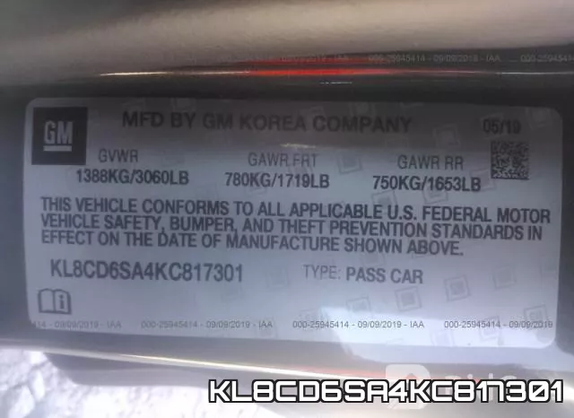 KL8CD6SA4KC817301 фото 10
