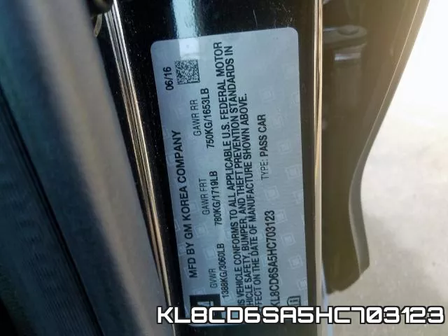 KL8CD6SA5HC703123 фото 2