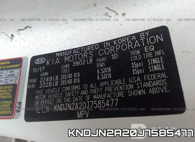 KNDJN2A20J7585477 фото 10