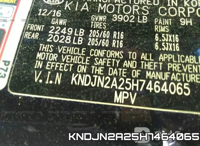 KNDJN2A25H7464065 фото 10