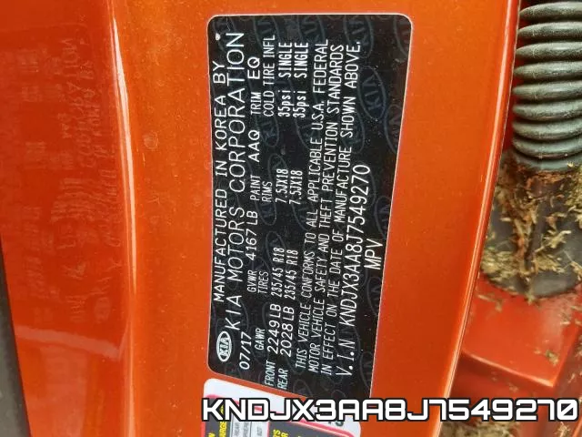 KNDJX3AA8J7549270 фото 2