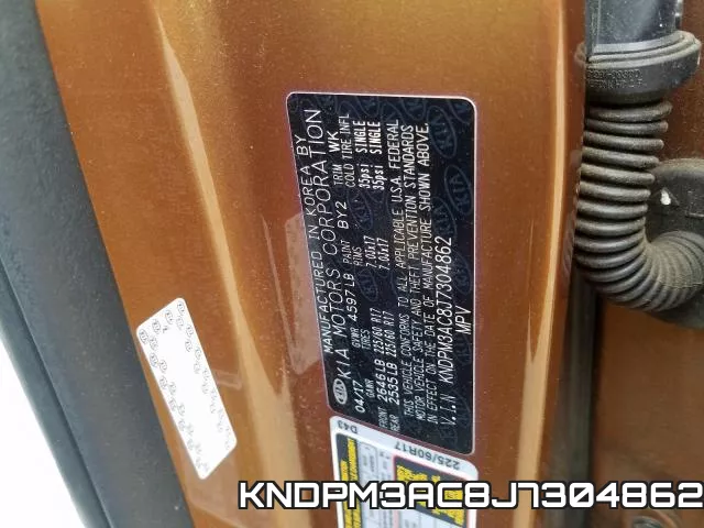KNDPM3AC8J7304862 фото 2