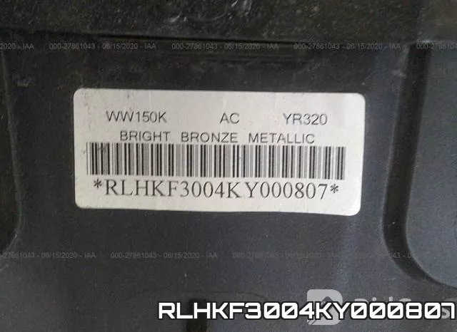 RLHKF3004KY000807 фото 2