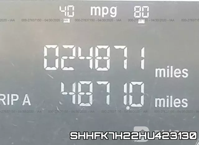 SHHFK7H22HU423130 фото 8