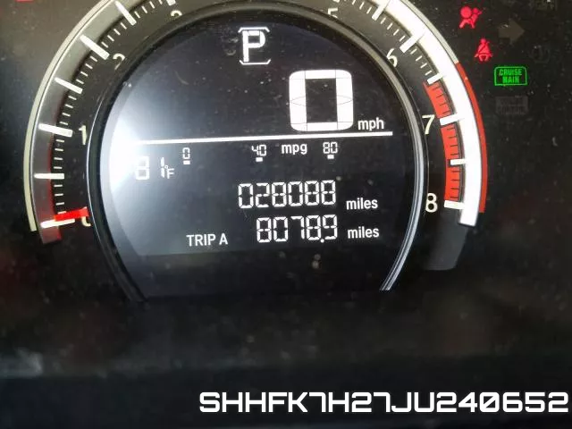 SHHFK7H27JU240652 фото 9