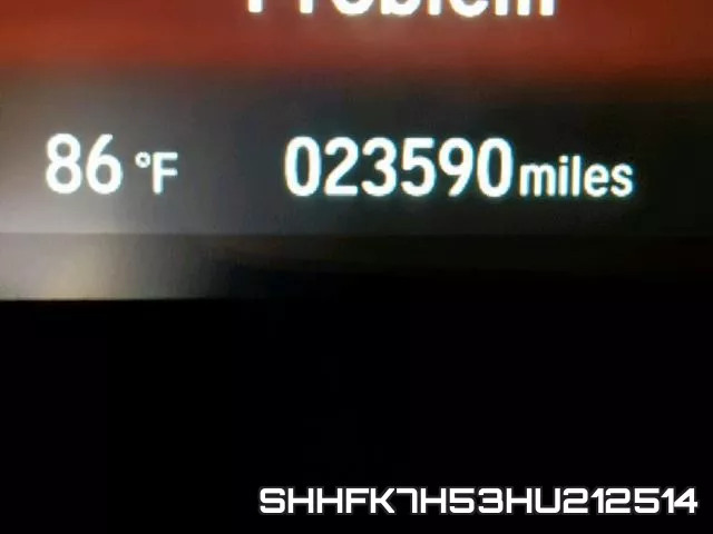 SHHFK7H53HU212514 фото 9