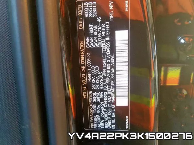 YV4A22PK3K1500276 фото 2