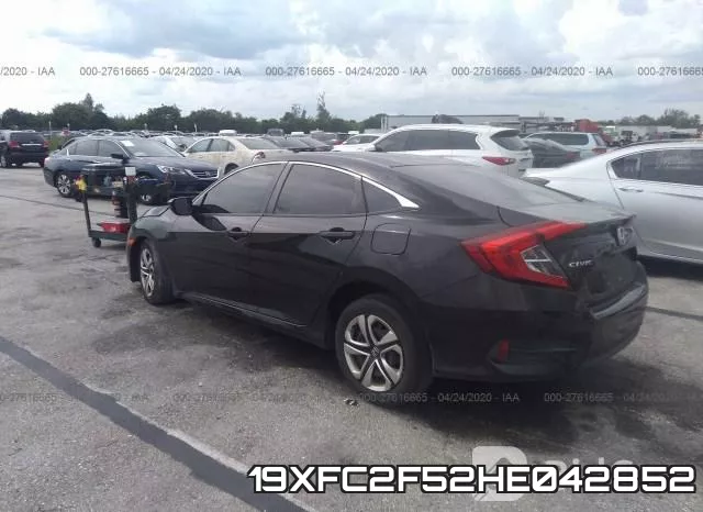 19XFC2F52HE042852 фото 4