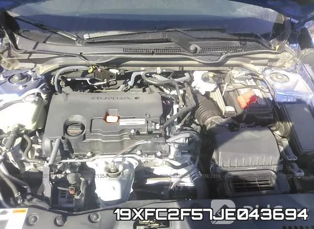 19XFC2F57JE043694 фото 2