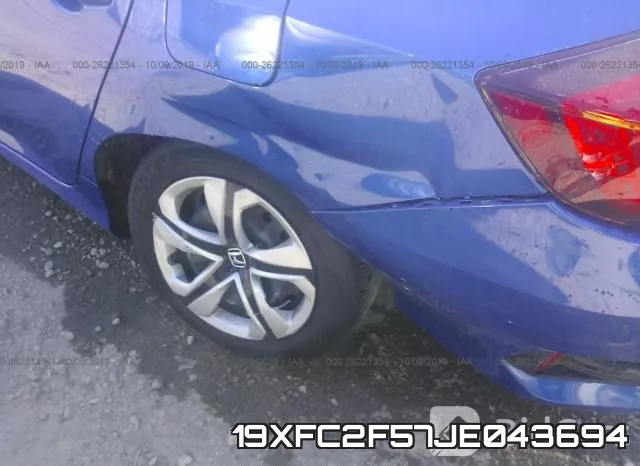 19XFC2F57JE043694 фото 7