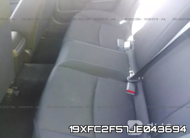 19XFC2F57JE043694 фото 9