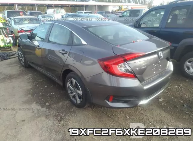 19XFC2F6XKE208289 фото 4