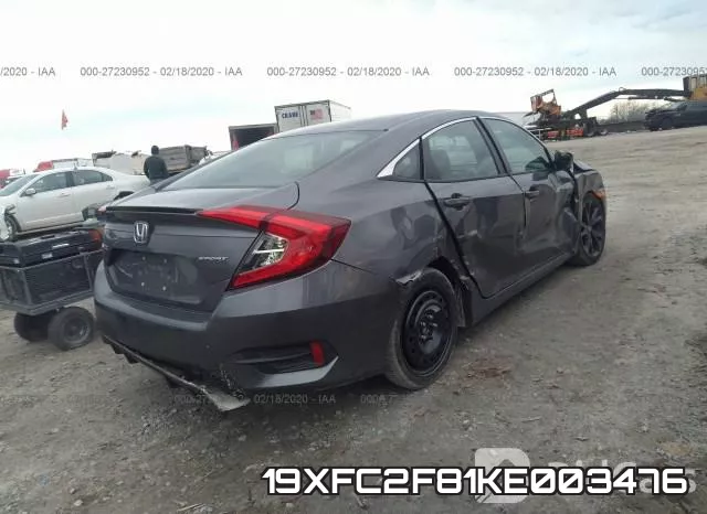 19XFC2F81KE003476 фото 5