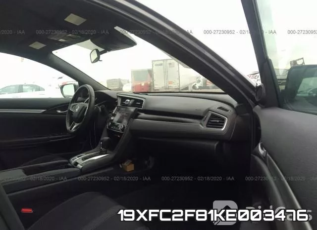 19XFC2F81KE003476 фото 6