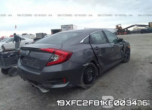 19XFC2F81KE003476 фото 7