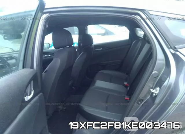 19XFC2F81KE003476 фото 9