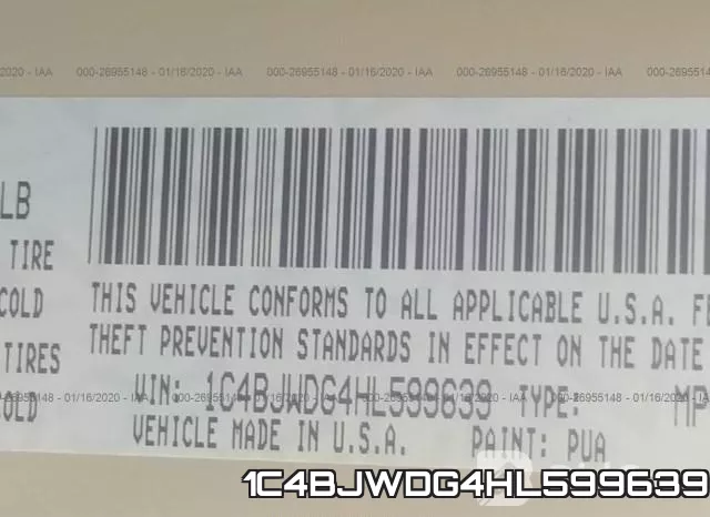1C4BJWDG4HL599639 фото 10