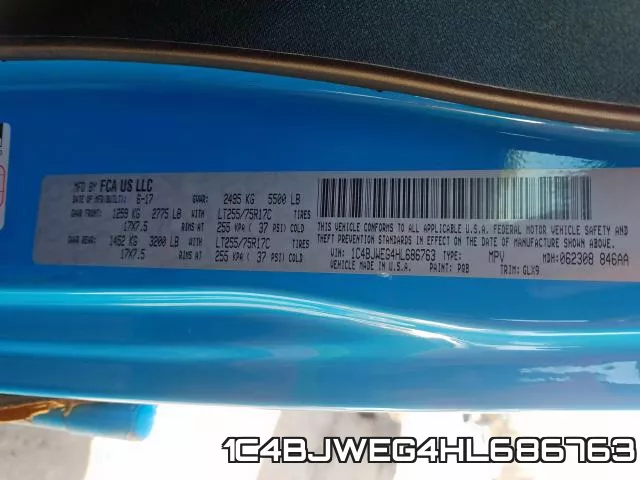 1C4BJWEG4HL686763 фото 2