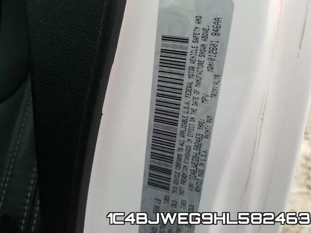 1C4BJWEG9HL582463 фото 2